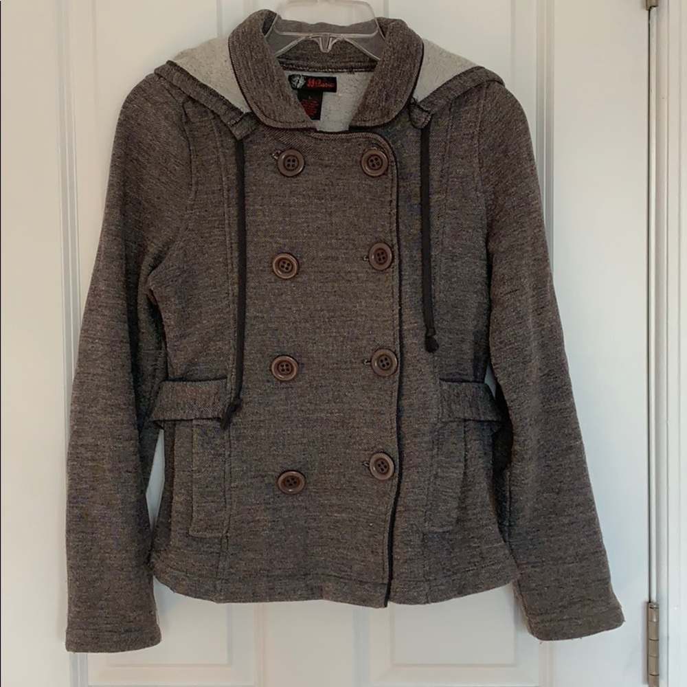 Comfy Pea Coat Sweatshirt